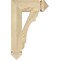 Ekena Millwork Olympic Arts & Crafts Rough Sawn Bracket, Douglas Fir, 4"W x 14"D x 22"H BKT04X14X22OLY03RDF - alternate 4